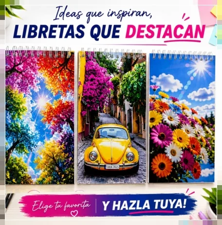 Diseño de agendas y cuadernos